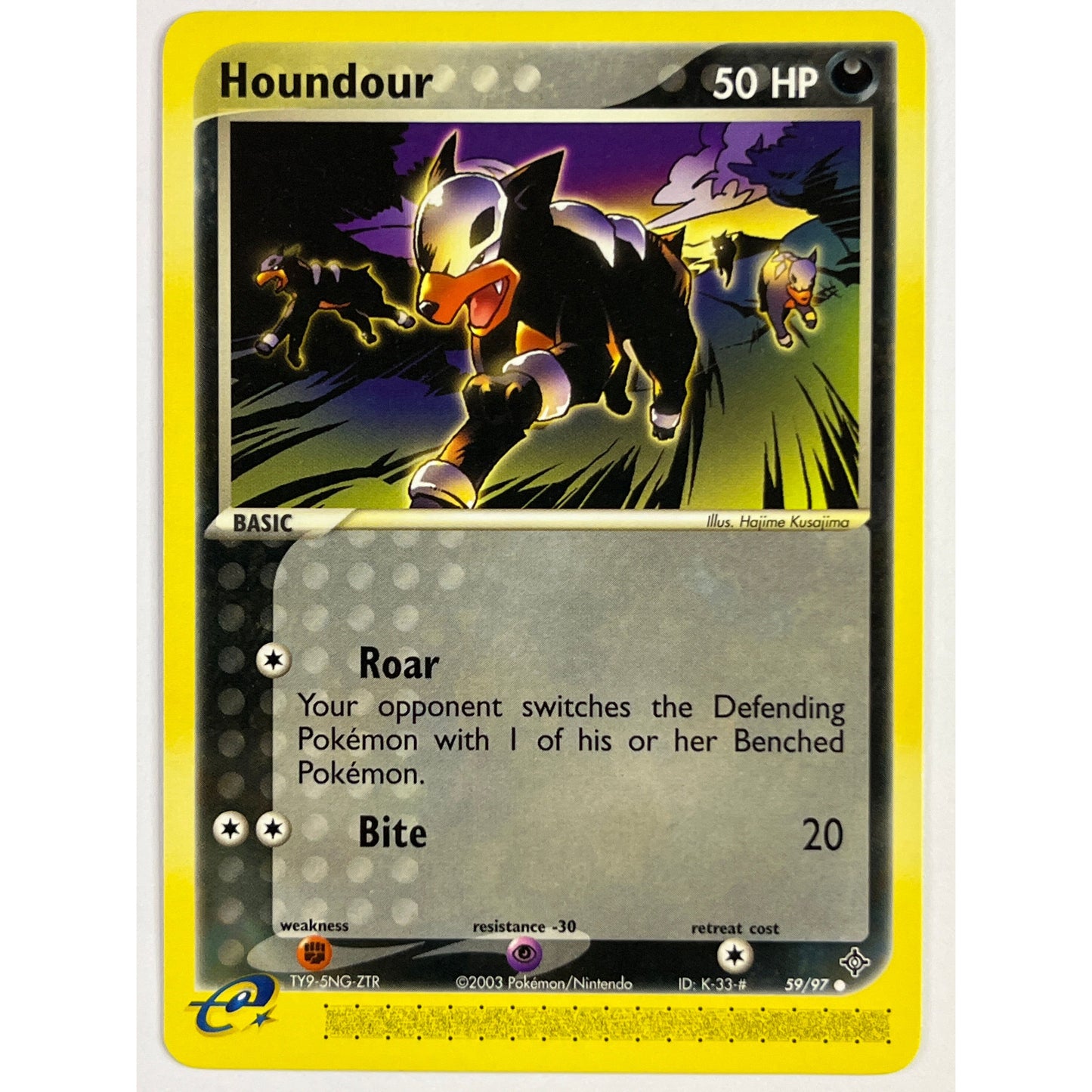 Houndour Non Holo Common 59/97