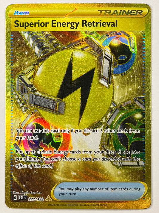 Superior Energy Retrieval Holo Hyper Rare 277/193