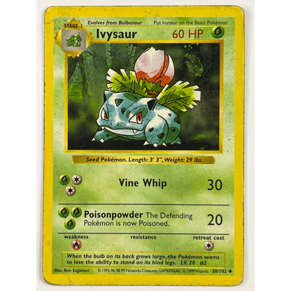 Shadowless Ivysaur Non Holo Uncommon 30/102