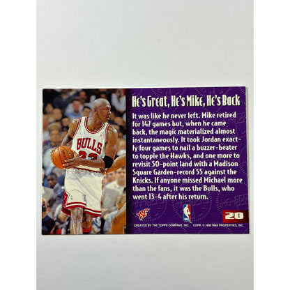 1995 Topps Stadium Club Michael Jordan Members Only SP | Local Legends Cards & Collectibles