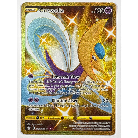 Cresselia Holo Gold Secret Rare 228/203 | Local Legends Cards & Collectibles