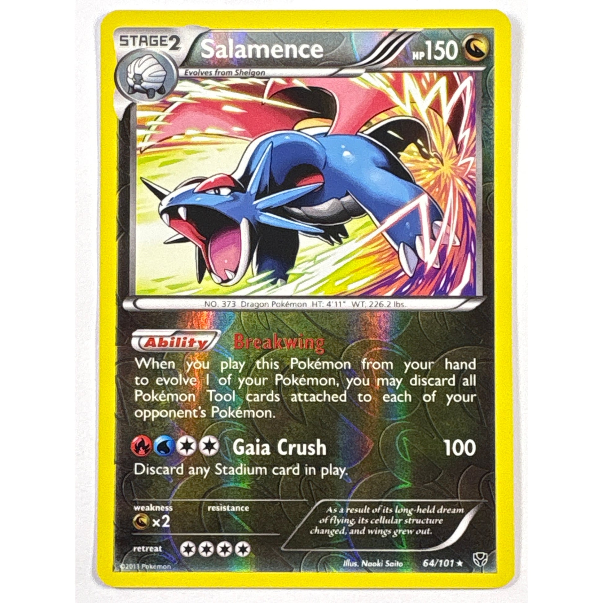 Salamence Reverse Holo Rare 64/101 | Local Legends Cards & Collectibles