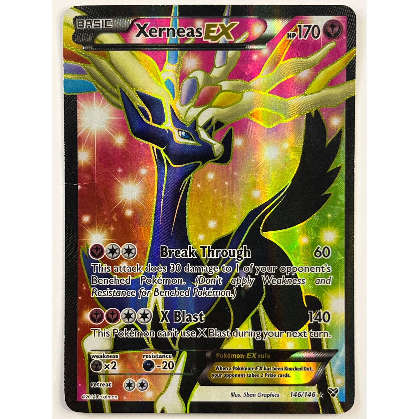 Xerneas EX Holo Rare 146/146