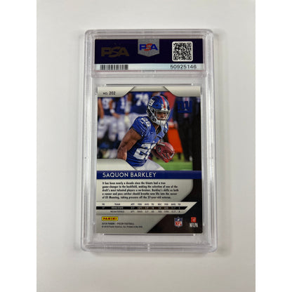 2018 Panini Prizm Saquon Barkley RC PSA 10 GEM MINT