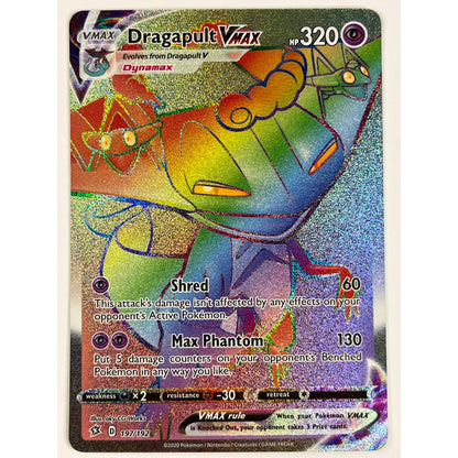 Dragapult VMAX Holo Rainbow Secret Rare 197/192