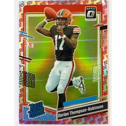 2023 Donruss Optic Dorian Thompson-Robinson Rated Rookie 💯 Prizm | Local Legends Cards & Collectibles