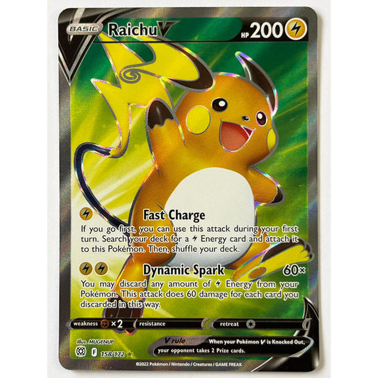 Raichu V Holo Ultra Rare 158/172