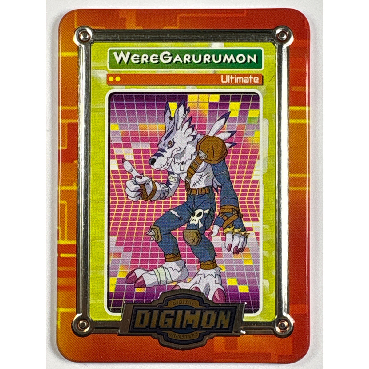 2000 Taco Bell WereGarurumon Metal Promo