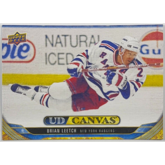 2024-25 Series 2 Brian Leetch UD Canvas | Local Legends Cards & Collectibles