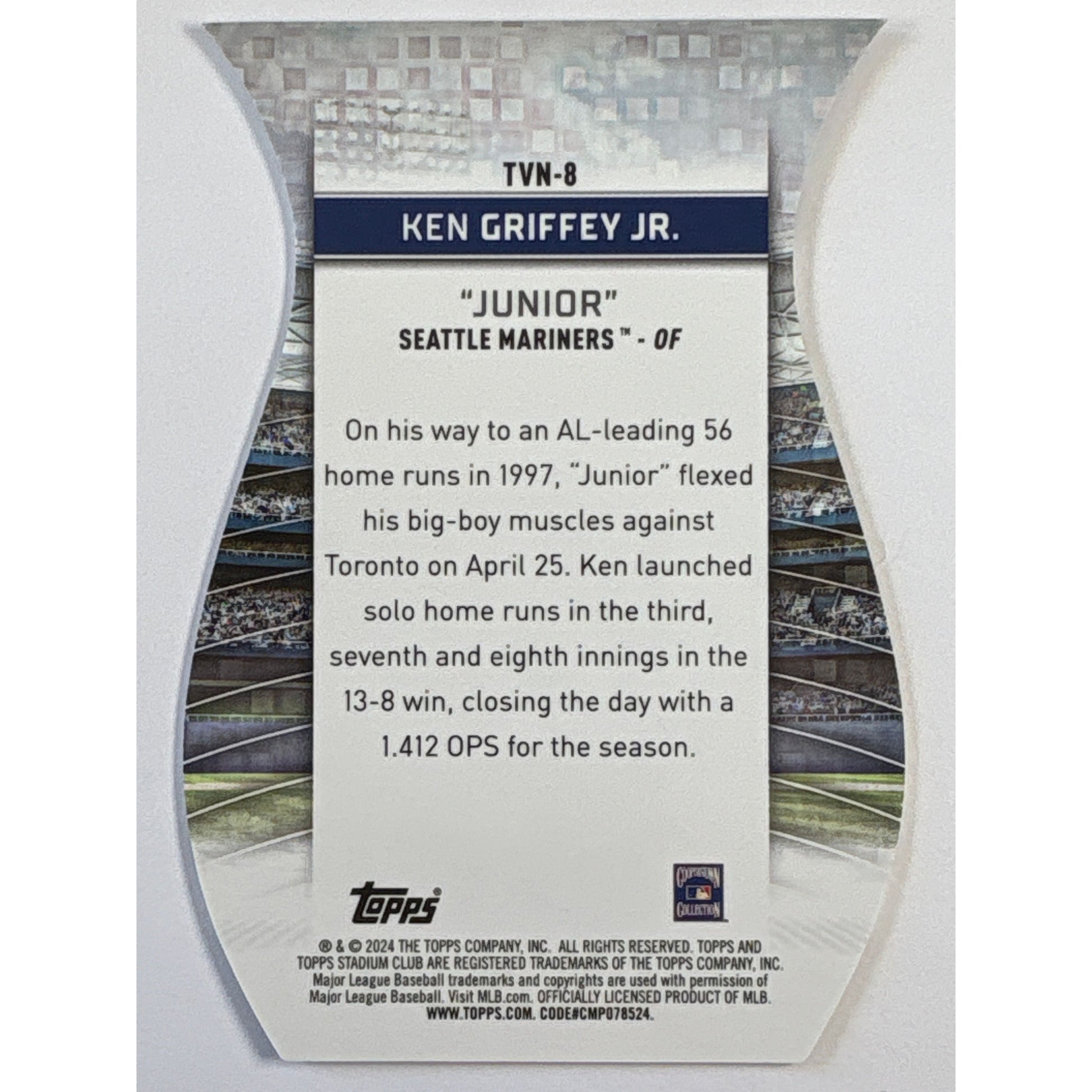 2024 Topps Stadium Club Chrome Ken Griffey JR. Triumvirates Nickname Refractor | Local Legends Cards & Collectibles