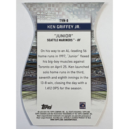 2024 Topps Stadium Club Chrome Ken Griffey JR. Triumvirates Nickname Refractor | Local Legends Cards & Collectibles