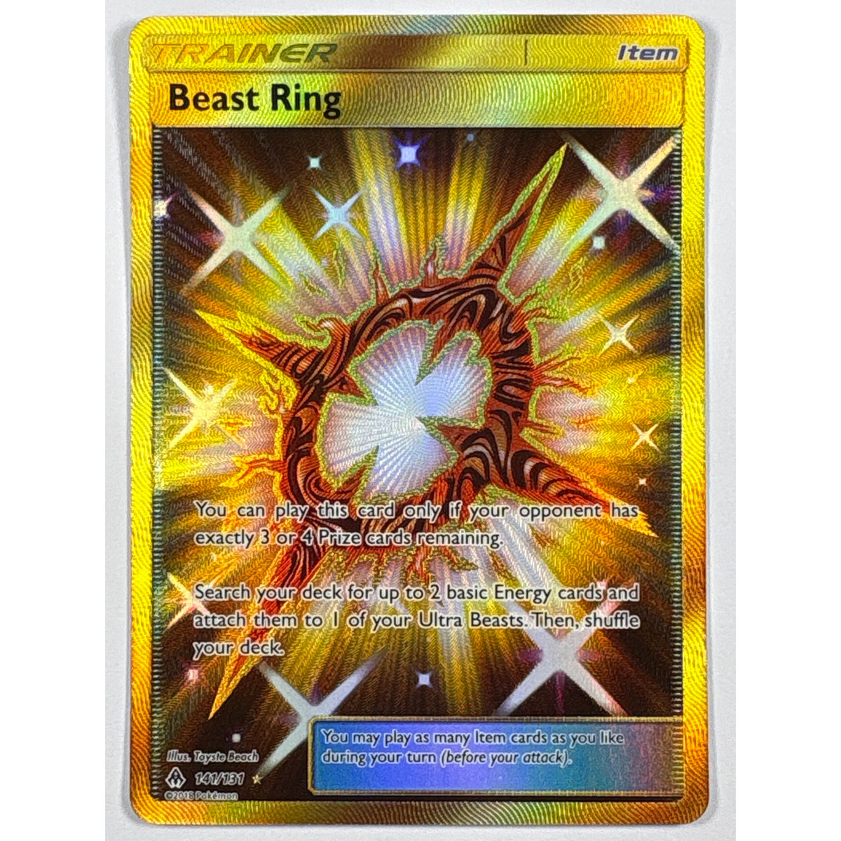 Beast Ring Holo Gold Secret Rare 141/131