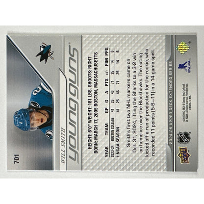 2024-25 Upper Deck Extended Series Will Smith Young Guns | Local Legends Cards & Collectibles