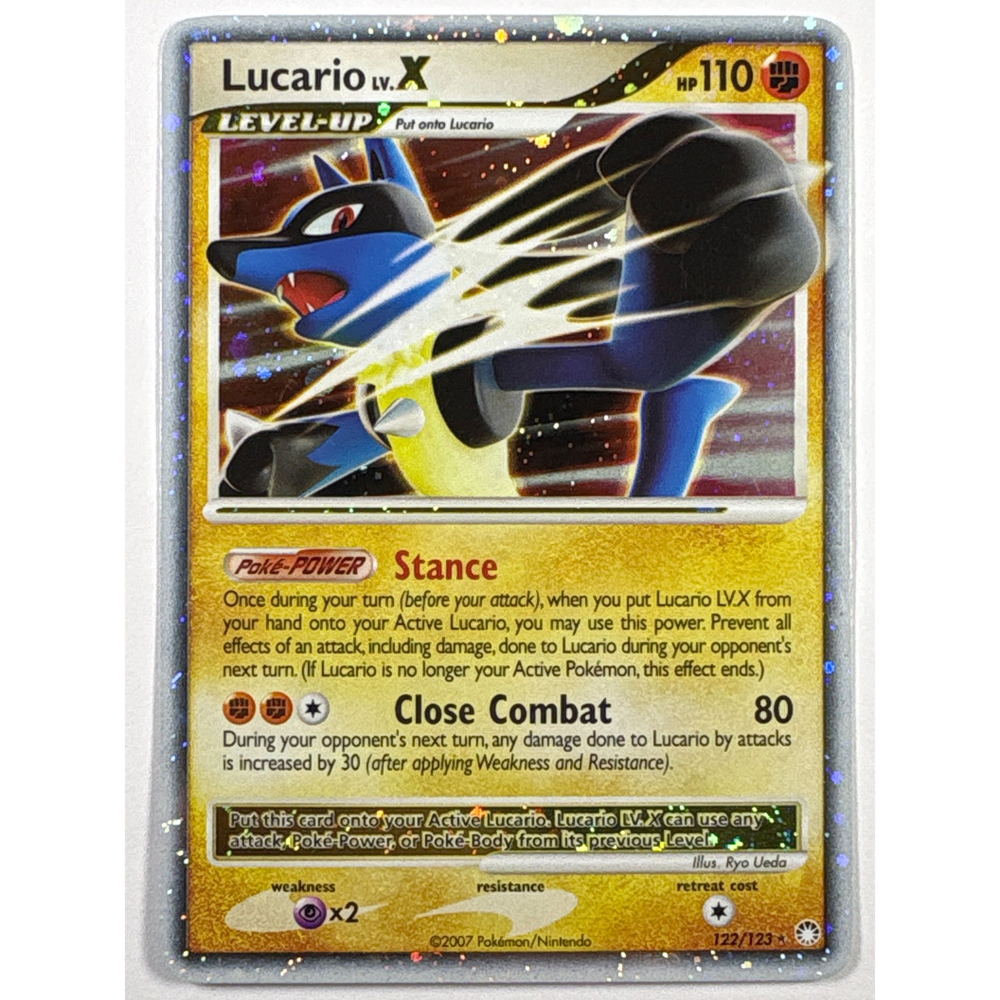 Lucario LV.X Holo Rare 122/123 | Local Legends Cards & Collectibles