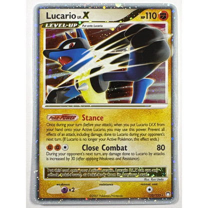 Lucario LV.X Holo Rare 122/123 | Local Legends Cards & Collectibles