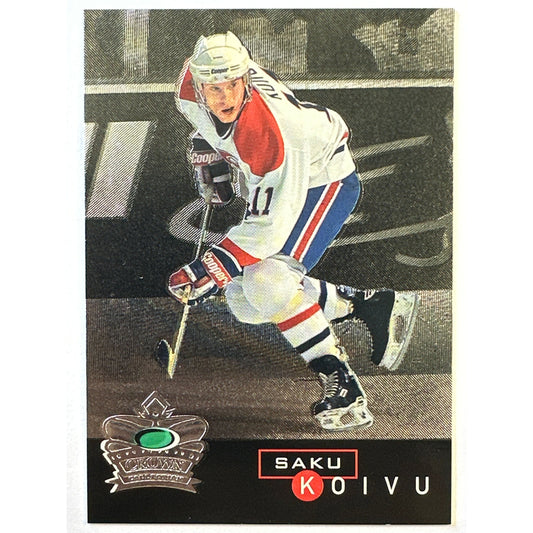 1995-96 Parkhurst Saku Koivu Crown Collection | Local Legends Cards & Collectibles