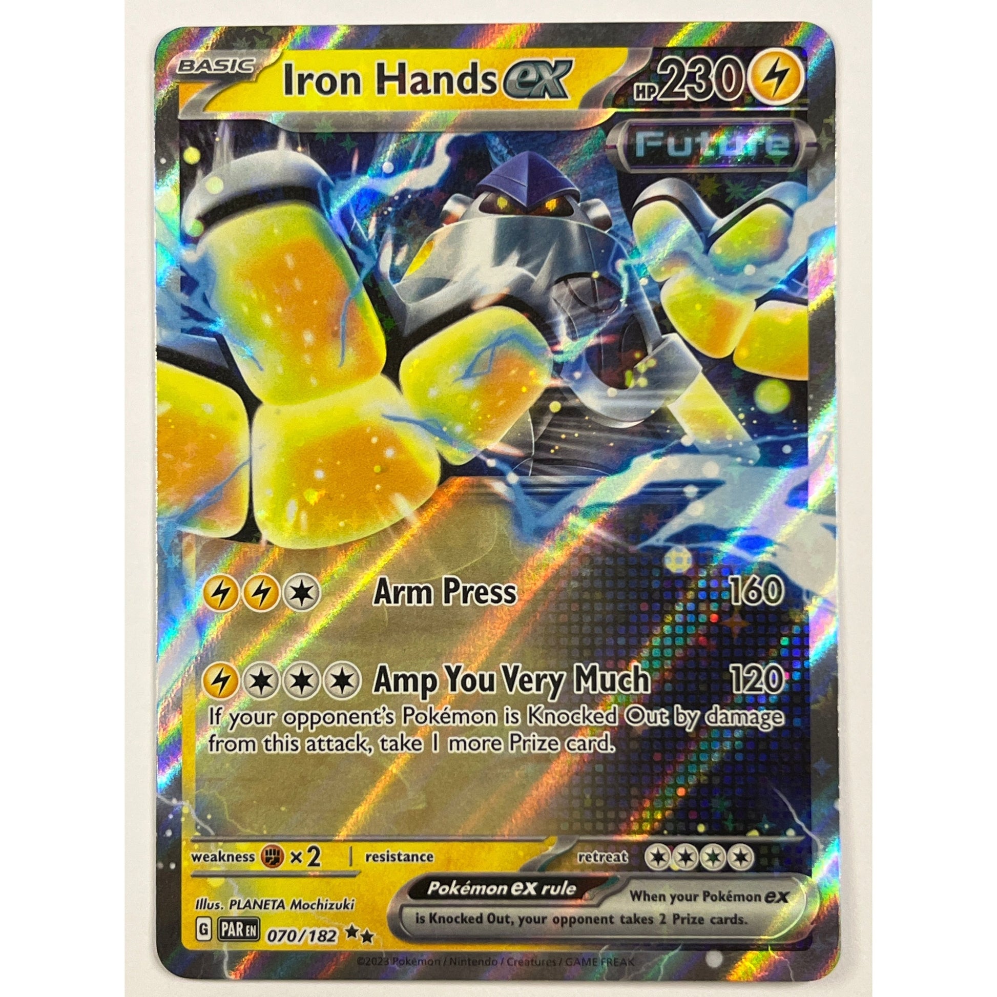 Iron Hands EX Holo Double Rare 070/182 | Local Legends Cards & Collectibles