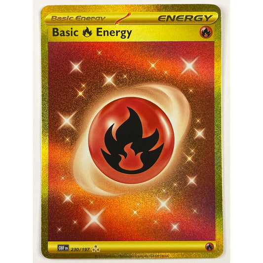 Fire Energy Holo Hyper Rare 230/197