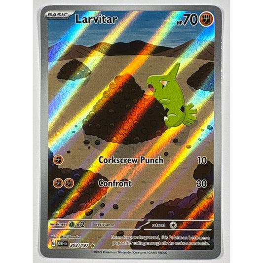 Larvitar Holo Illustration Rare 203/197 | Local Legends Cards & Collectibles
