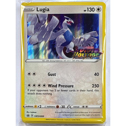 *Stamped Vivid Voltage Lugia Holo Black Star Promo SWSH069 Sealed Deck | Local Legends Cards & Collectibles
