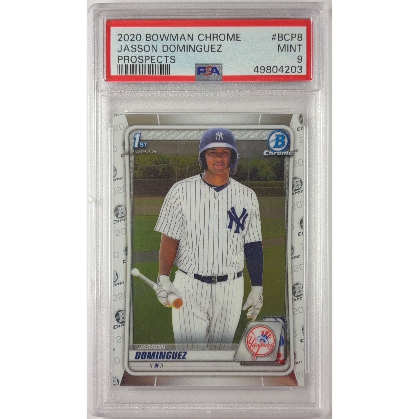 2020 Bowman Chrome Jasson Dominguez Bowman 1st PSA 9 MINT | Local Legends Cards & Collectibles