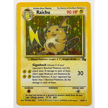 Raichu Holo Rare 14/62