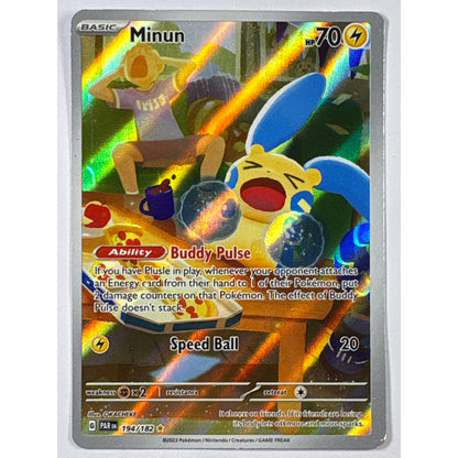Minun Holo Illustration Rare 194/182