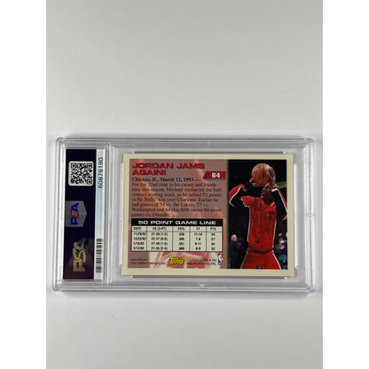 1993-94 Topps Michael Jordan 50 Point Club PSA 9 MINT