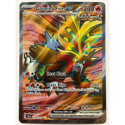 Gouging Fire EX Holo Ultra Rare 188/162