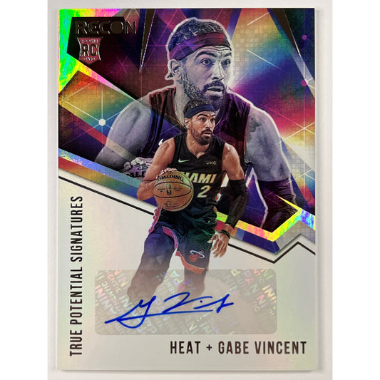 2020-21 Recon Gabe Vincent True Potential Signatures RC