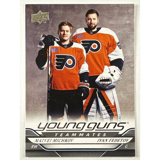 2024-25 Upper Deck Series 2 Michkov / Fedetov Young Guns Teammates | Local Legends Cards & Collectibles
