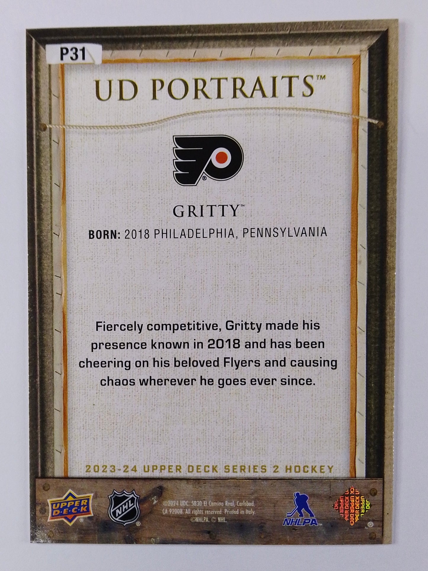 2023-24 Series 1 Gritty UD Portraits