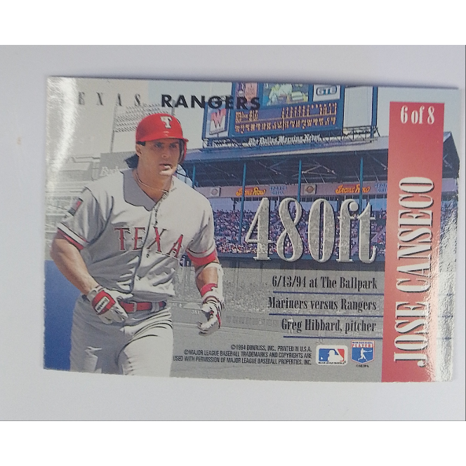 1994-95 Donruss Jose Canseco Long Ball Leaders | Local Legends Cards & Collectibles