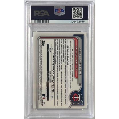 2024 Bowman Chrome Eduardo Beltre Bowman 1st Prospects Shimmer Refractor PSA 9 MINT | Local Legends Cards & Collectibles