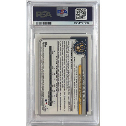 2024 Bowman Chrome M/B Jackson Chourio 1st Bowman Refractor PSA 9 MINT | Local Legends Cards & Collectibles