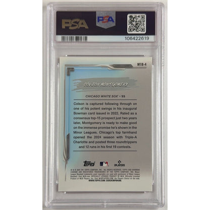 2024 Bowman Chrome Colson Montgomery My 1st Bowman Orange Refractor 14/25 | Local Legends Cards & Collectibles