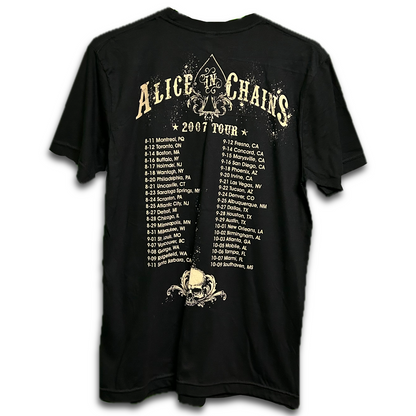 Official Alice in Chains 2007 Tour Gold Shirt MD | Local Legends Cards & Collectibles