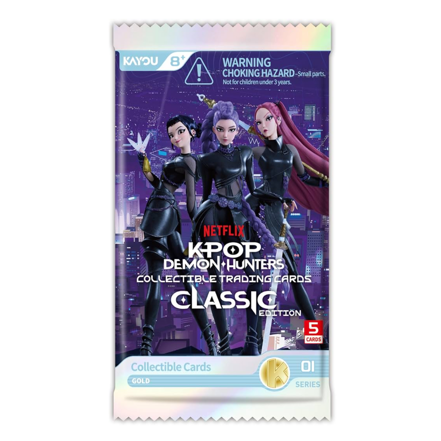 Kayou Netflix KPop Demon Hunters Classic Gold Hobby Booster Pack
