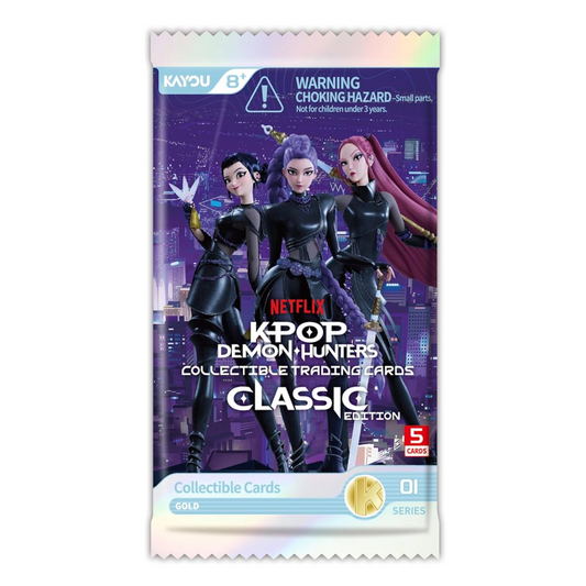 Kayou Netflix KPop Demon Hunters Classic Gold Hobby Booster Pack