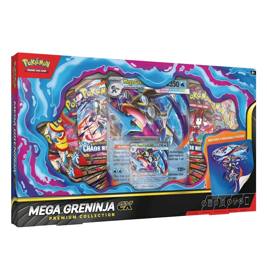 (Back)Mega Greninja ex Premium Collection Box (Copy) | Local Legends Cards & Collectibles