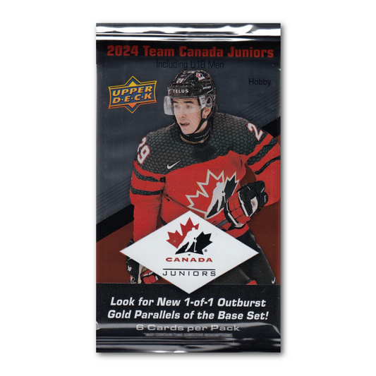 2024 Upper Deck Team Canada Juniors Hockey Hobby Pack