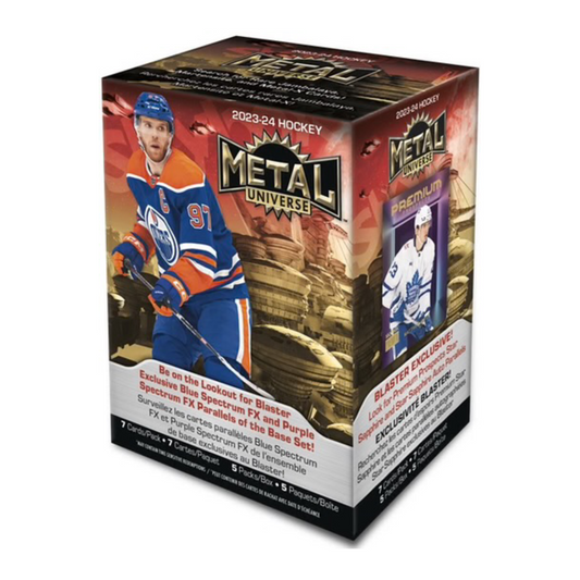 2023-24 Upper Deck Skybox Metal Universe NHL Hockey Blaster Box