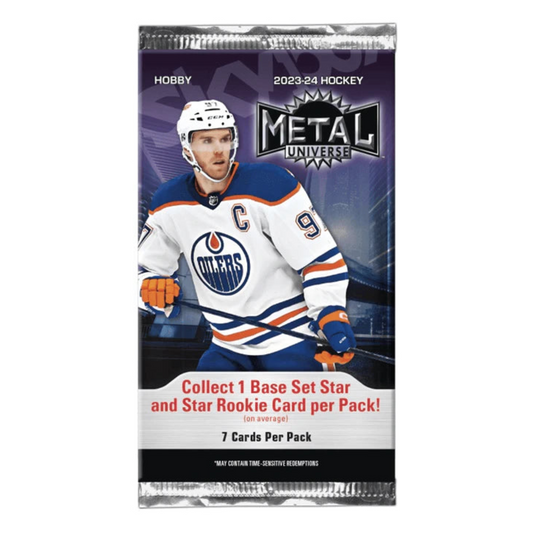 2023-24 Upper Deck Skybox Metal Universe NHL Hockey Hobby Pack