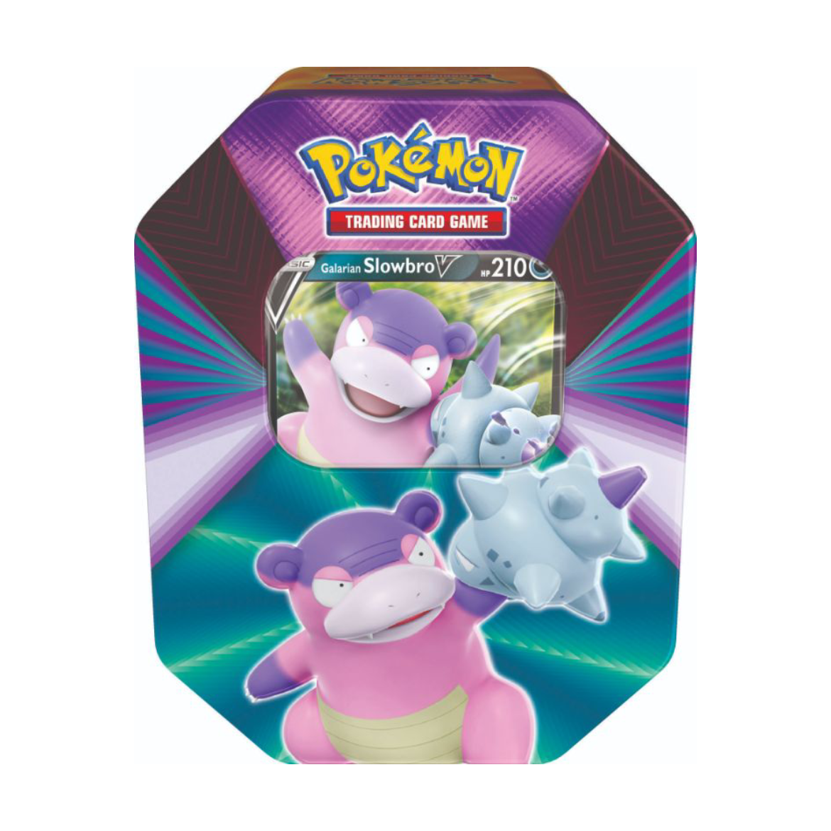 2021 Pokémon V Forces Galarian Slowbro Promo Tin