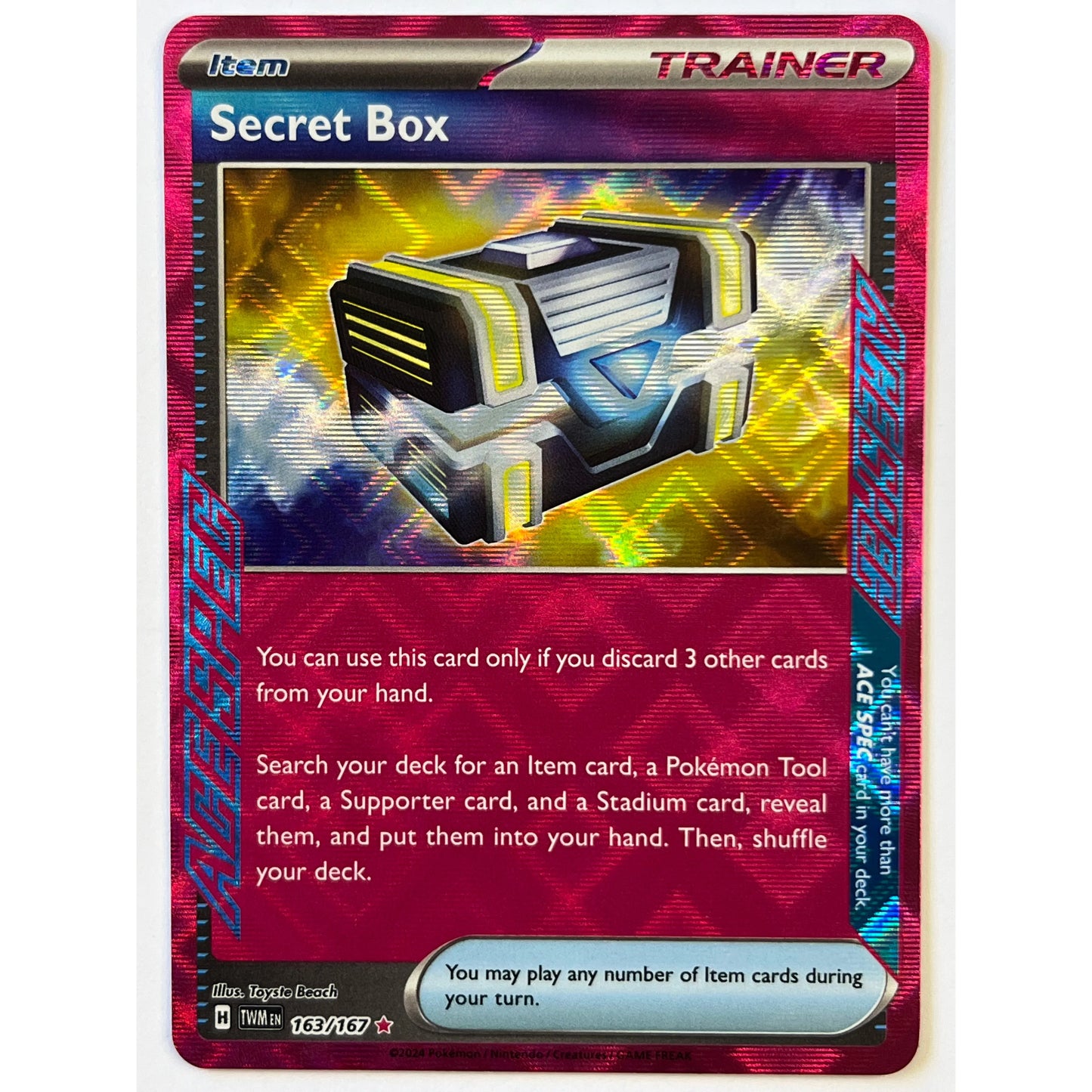 Secret Box ACE SPEC Rare 163/167