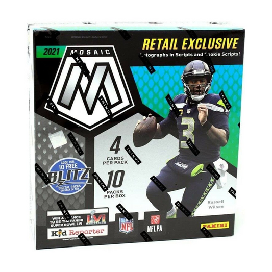 2021 Panini Mosaic NFL Football Mega Box