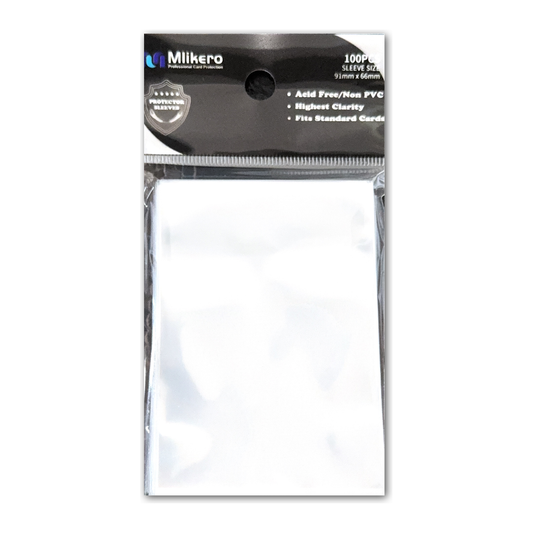 Mlikero Standard 35pt Soft Penny Sleeves - 100 Pack | Local Legends Cards & Collectibles