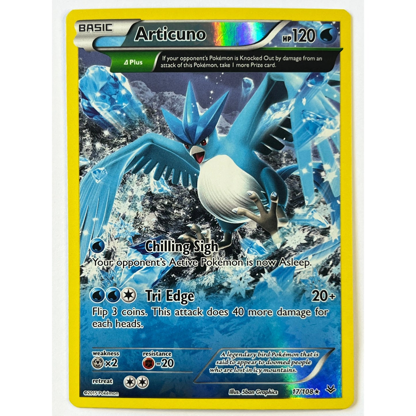 Articuno Holo Ultra Rare 17/108