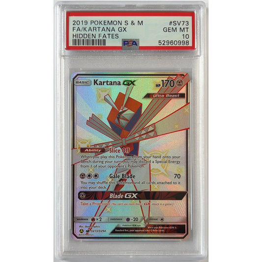 Kartana GX Holo Shiny Vault SV73/SV94 PSA 10 GEM MINT