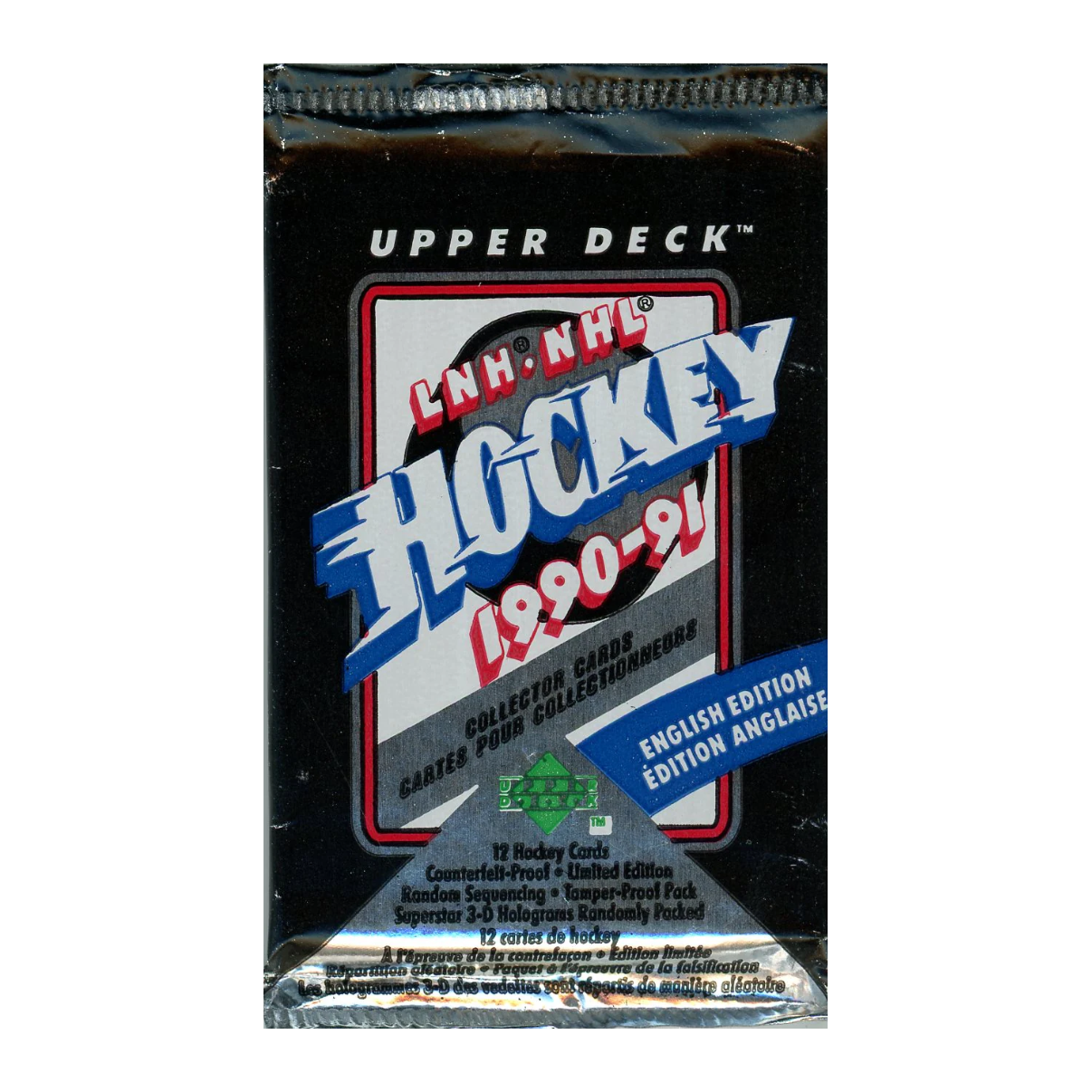 1990-91 Upper Deck Series 1 NHL Hockey Pack | Local Legends Cards & Collectibles